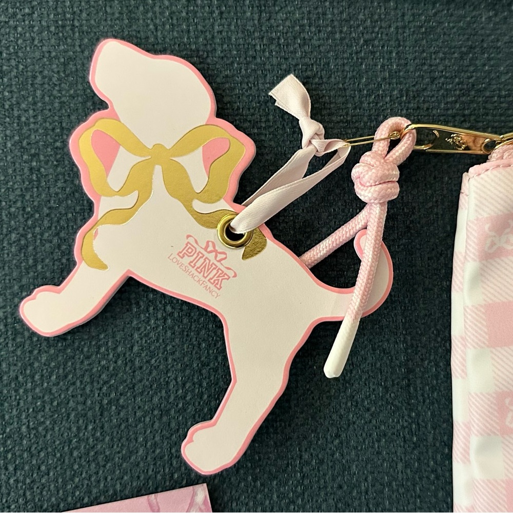 Victoria’s Secret PINK LoveShackFancy Gingham Tote Bag - Picture 2 of 6